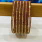 Charming Maroon Color Fancy Metal Bangles In Arizona