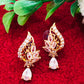 American Diamond Beautiful Design White Color Earrings In USA