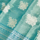 Green Color Pure Kanchi Tissue Silk  Silver Work Saree In Prescott