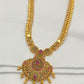 Traditional Wear Ruby And Emerald Colored Necklace With Tear Drops In Suncity West