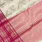 Attractive Pink Color Pure Tissue Silk Saree With Zari Work In Tempe