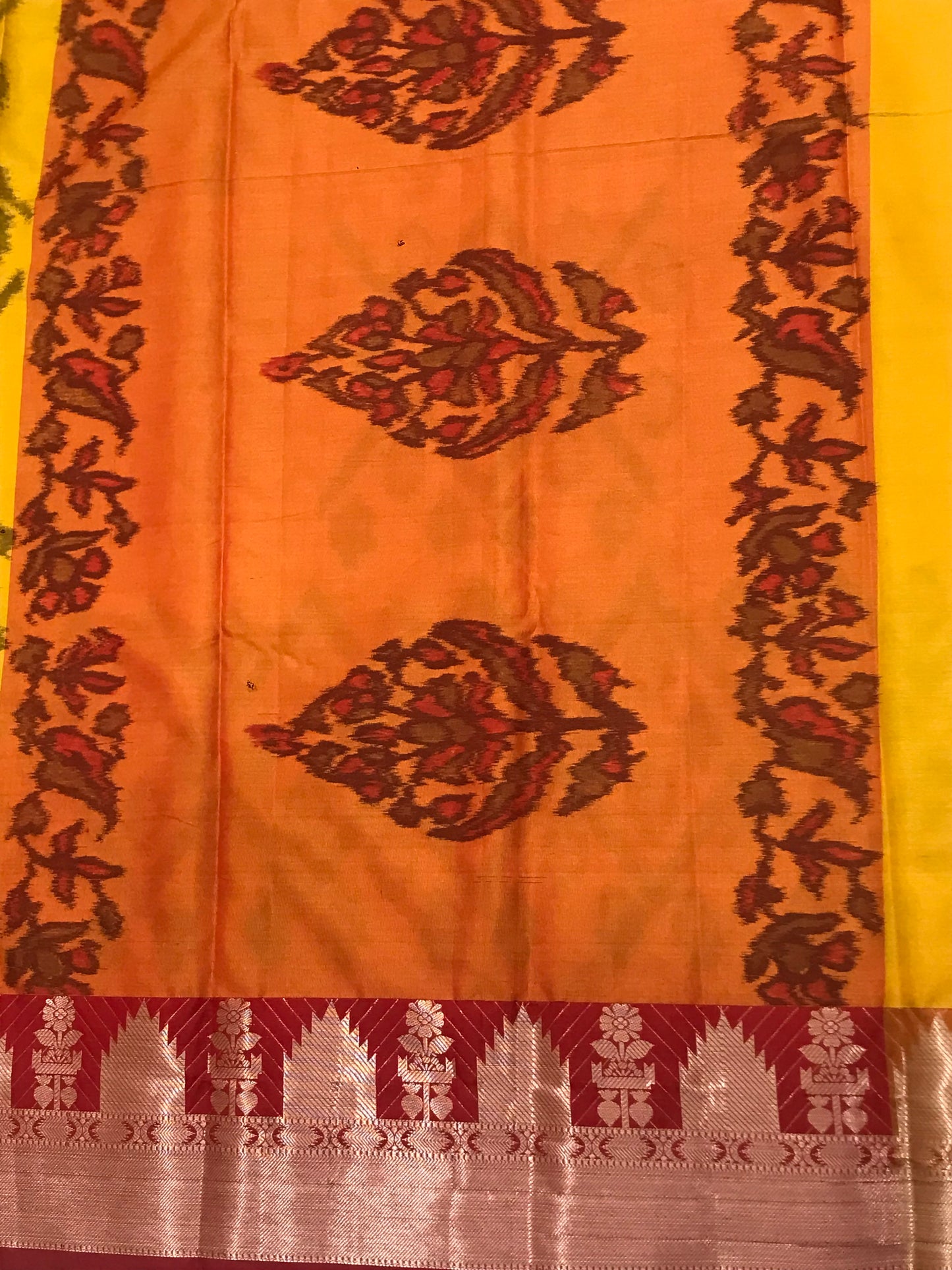 Beautiful Yellow Colored Pure Kanchi Soft Silk Saree For Women In Phoenix