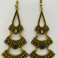 Antique Gold Long Hook Earrings In USA
