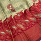Maroon And Green Color Silk Langa sets With Zari Work In Surprise