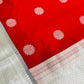 Gorgeous Red Color Pure Silk Saree In Chandler