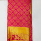 Pink Color Pure Kanchi Silk Gold Zari Work Saree For Women In USA