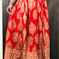 Delightful Red Color Printed Work Rayon Skirt For Women  Near Me