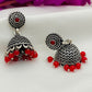 Pleasing Oxidized Silver Jhumkas In USA