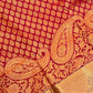 Attractive Maroon Color Pure Kanchi Silk Gold Zari Work Saree For Women in Suncity