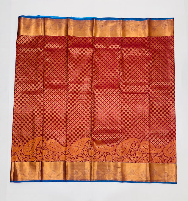  Kanchi Silk Gold Zari Work Saree in Phoenix