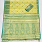 Charming Yellow Color Kanchi Silk Saree With Zari Work For Women In USA