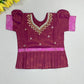 Silk Langa Set With Stone Work In Mesa