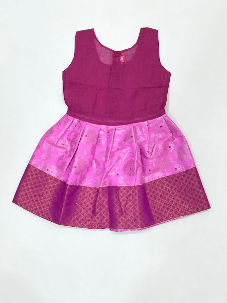Pink Color Langa Set In Tempe