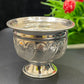 100% Pure Fine Silver bowls with flower petal motifs Near Me