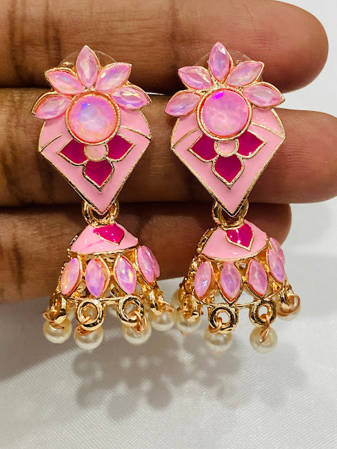 Earrings With Pearl Jhumka In USA