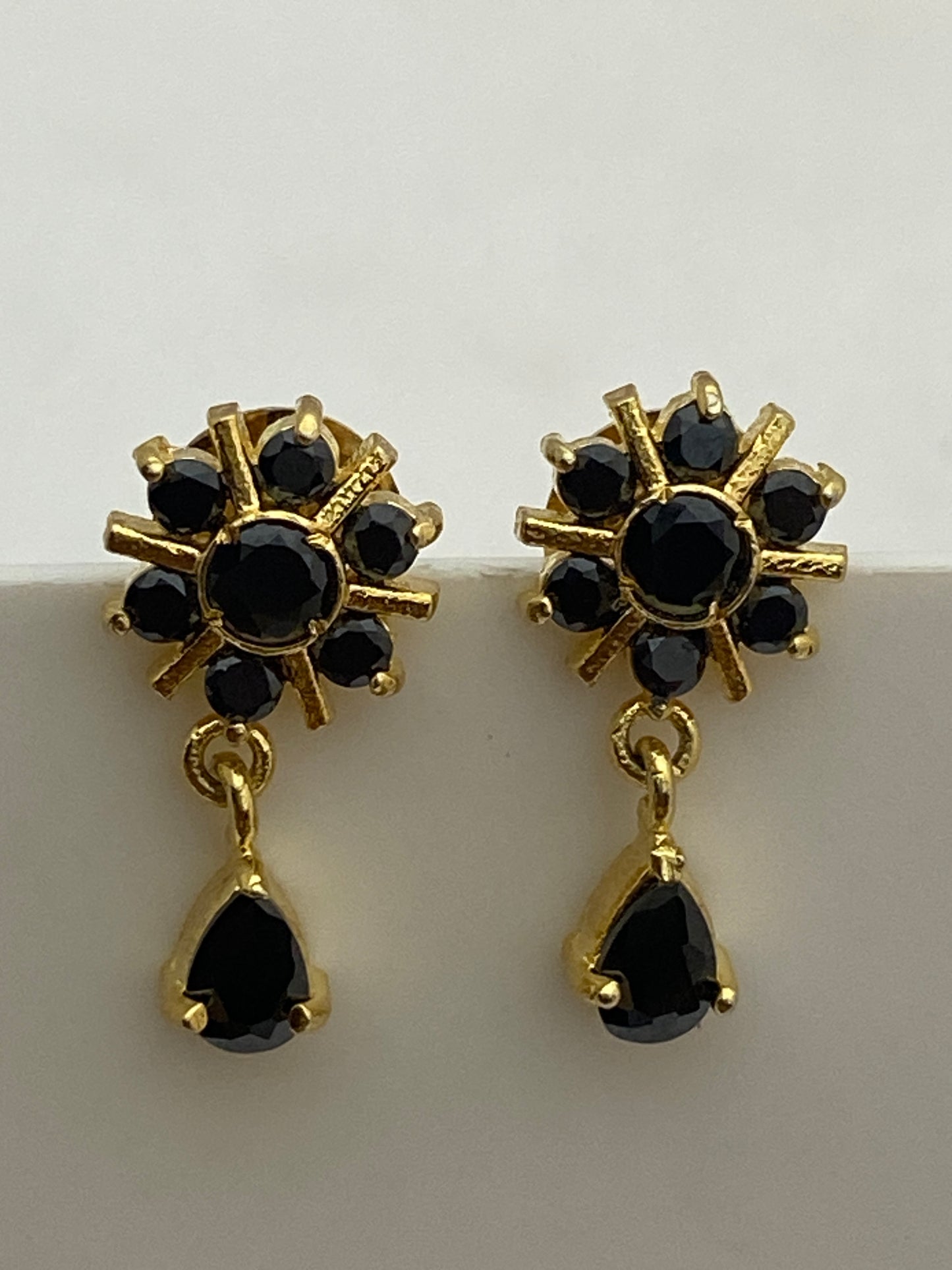 Elegant Black Stone Earrings Near Me