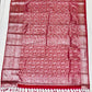 Alluring Pink Color Pure Kanchi Silk Silver Zari Work In Tempe