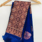 Charming Blue Color Fancy Design Art Silk Saree In Mesa