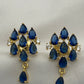 Attractive Blue Colored Ethnic Wear Earrings Near Me