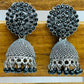 Black Color Oxidized Design Earrings In USA