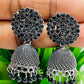 Marvelous Black Color Oxidized Design Earrings In Chandler