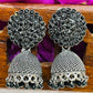 Marvelous Black Color Oxidized Design Earrings Near Me
