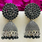 Marvelous Black Color Oxidized Design Earrings For Women