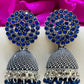 Blue Color Oxidized Design Earrings  In Tempe