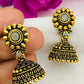Dazzling Grey And Gold Colored jhumkas Near Me