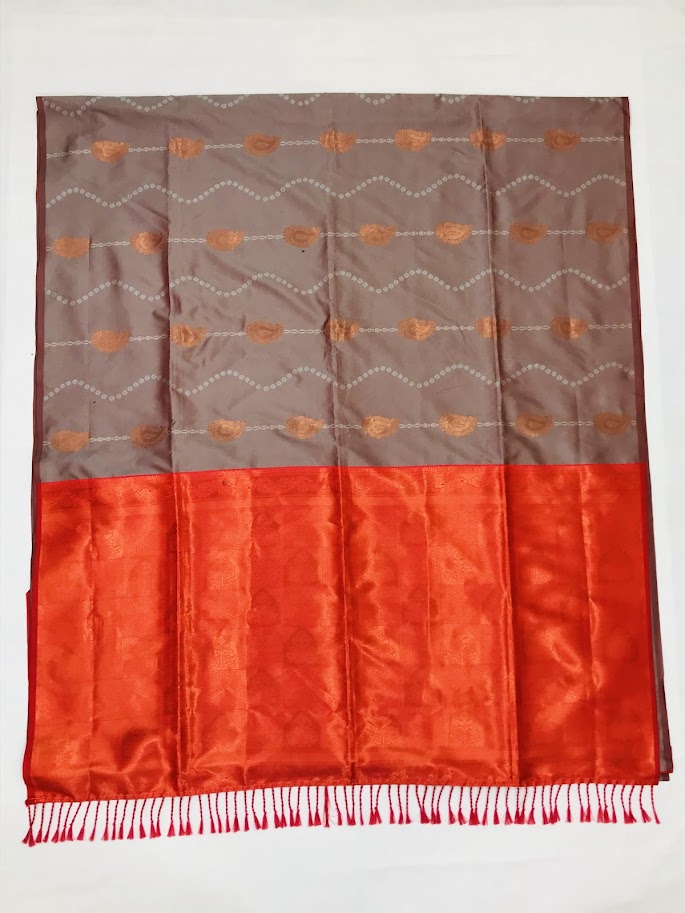 Soft Silk Saree With Rich Design Border In Mesa