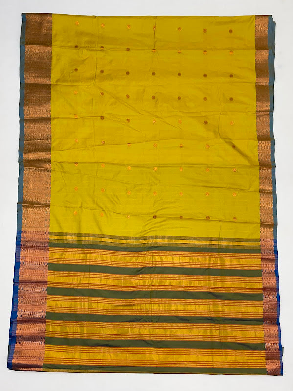 Yellow Color Soft Silk Saree In USA