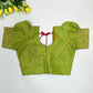 Green Colored Art Silk Half Saree Set In Yuma