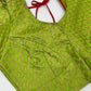 Green Colored Art Silk Half Saree Set In Surprise