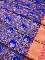 peacock Design With Art Silk Saree In Tucson