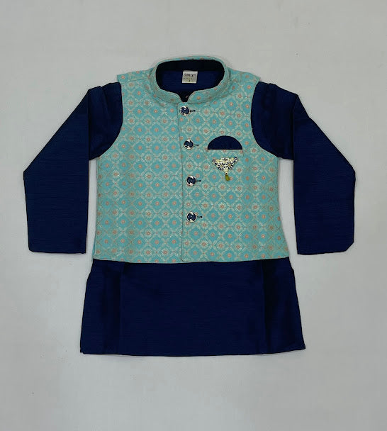 Cotton Kurta Pajama With Pant In Yuma