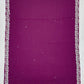 Wine Color Chiffon Saree With Stone Work In Mesa