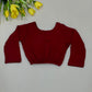 Maroon Color Sequins Work Palazzo Suits In Yuma