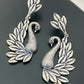 Oxidized Peacock Designer Earrings In USA