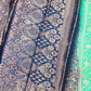 Magnificent Light Green Color Banarasi Soft Silk Saree With Contrast Brocade Blouse In Flagstaff
