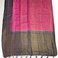 Appealing Pink Color Soft Silk Saree And Contrast Pallu With Fancy Tassels In Mesa