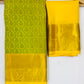 Green Color Kanchi Silk Saree With Gold Zari Work In USA