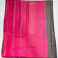 Appealing Pink Color Soft Silk Saree And Contrast Pallu With Fancy Tassels In Kingman