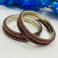 Alluring Brown Color Metal Bangles In Peoria