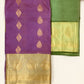 Exquisite light Purple Color Pure Kanchi Silk Saree With Gold Zari Work In USA