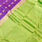 Lovely light Purple Color Pure Kanchi Silk Saree In Yuma
