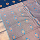 Blue color Soft Silk Saree For omen In Williams