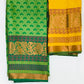 Green Color Self Pattern And Zari Work With Kanchi Soft Silk Saree In USA