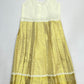 Gold Color Art Silk Langa Set In Suncity