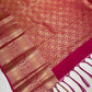 Kanchi Silk With Bottle Pink Color  Border And Gold Zari Work Saree In Suncity