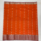 Beautiful Orange Color Pure Kanchi Silk Saree For Women - SILKMARK CERTIFIED In Tempe